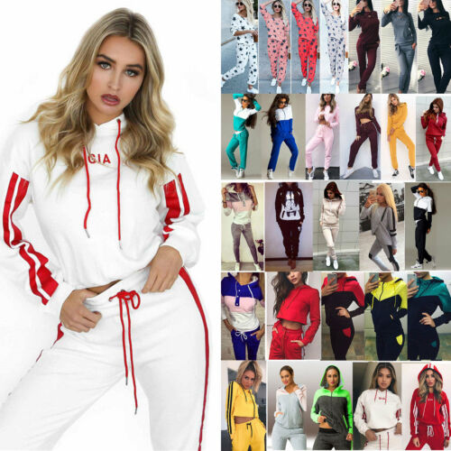Sport Two Piece Set for Women Sweat Suits Hoodies Sweatshirts and